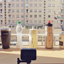 Comparativa de botellas para conservación de agua fría