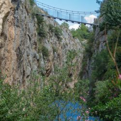 Ruta de los puentes colgantes en Chulilla