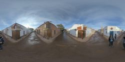 Muy pocas veces puedes ver la calle Caracoles con tan poca gente en 360 grados