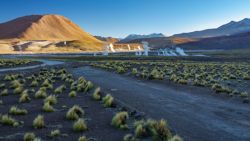 Llegada a los Geiseres del Tatio, a más de 4000m