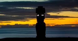 Cuando te mira un Moai se hiela la sangre