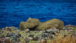 El modo siesta es el más habitual de ver Moais en Isla de Pascua
