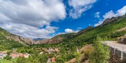 Fotografía: Embalse de Barrios de Luna desde el mirador de la carretera