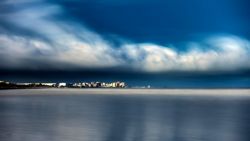 Fotografía: Tormenta sobre la Pobla de Farnals en Valencia