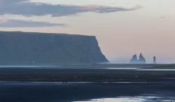 the beach of Vik in Iceland