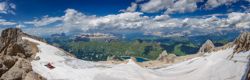 Fotografía: Así se ve Dolomitas desde el glaciar de la Marmolada